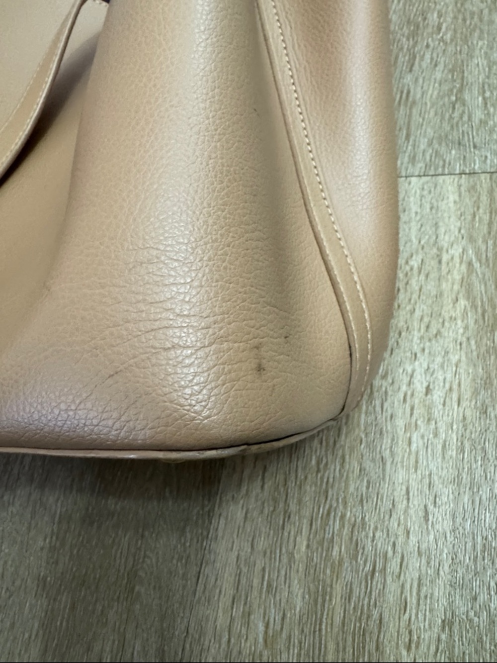 Freja New York Linnea Leather Tote Latte Bag Purse - Picture 15 of 16